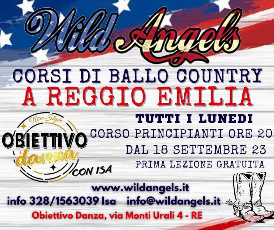 Wild Angels Emilia Corsi Country Stagione 2023 2024 Reggio Emilia